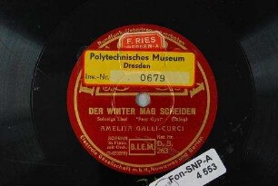 Der Winter mag scheiden : Solveigs Lied; "Peer Gynt" / (Grieg)