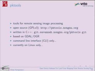 Open Source Software For Land Cover Mapping From Remote Sensing Data