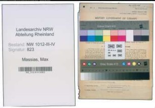Entnazifizierung Max Massias , geb. 09.12.1885 (Garteninspektor)
