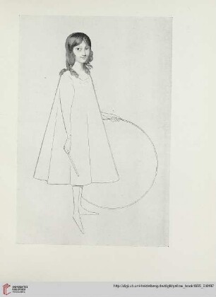 Plate: Portrait of a girl by Robert Halls