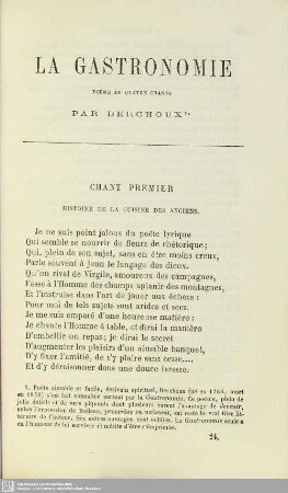 La gastronomie