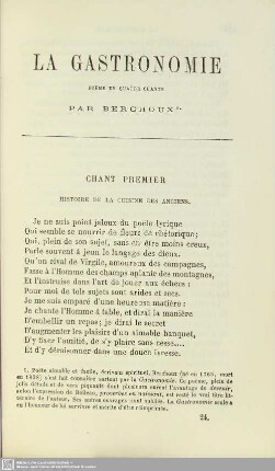 La gastronomie