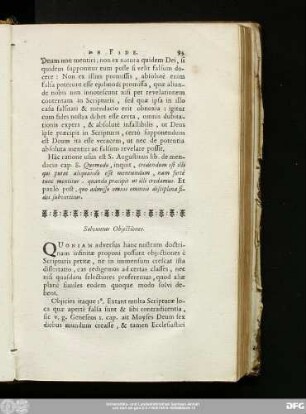 Solvuntur Obiectiones.