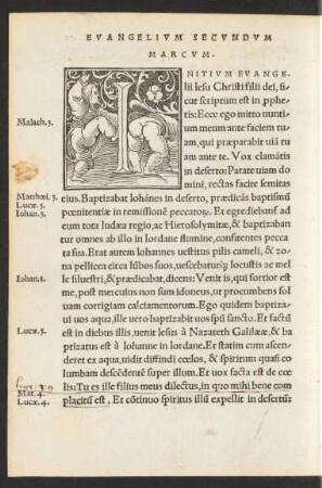 Evangelium Secundum Marcum.