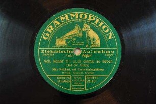 Ach, könnt' ich noch einmal so lieben : Lied / W. Aletter