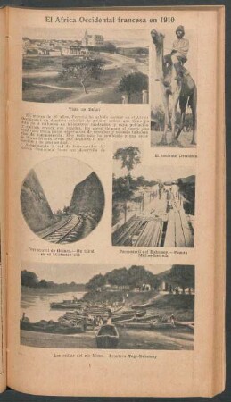 El Africa Occidental francesa en 1910