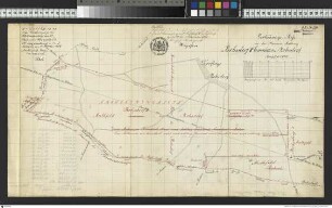 Verleihungsriss der Alaunerzmutung"Bohsdorf 2"bei Bohsdorf Krs. Spremberg