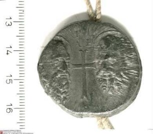 Eidesformel für [Bernhard] Gustav Adolf, Markgraf von Baden[-Durlach], Novize [und Koadjutor] von Fulda. [Bernhard] Gustav Adolf gelobt Petrus, de...