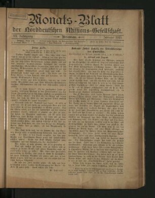Januar 1919.