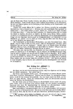 Der Unfug der "Pflicht"