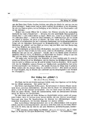Der Unfug der "Pflicht"