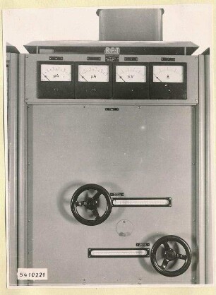 10-kW-Fernsehsender Nr. 507, Schrank B7 oben, Frontseite geschlossen, Foto 1954
