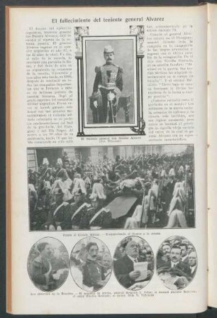 El fallecimiento del teniente general Álvarez