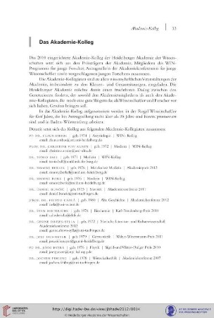 Das Akademie-Kolleg