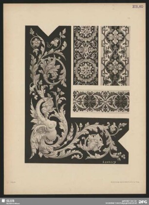Decorations-Motive zum allgemeinen Gebrauch. Bordüren mit Arabesken und Mischwesen