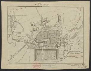 [Plan der Residenzstadt Hildburghausen]