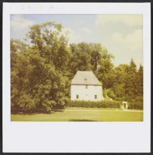 Goethes Gartenhaus im Park an der Ilm in Weimar