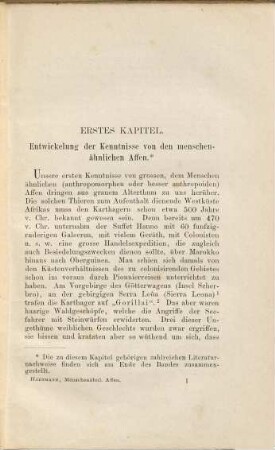 Die menschenähnlichen Affen und ihre Organisation im Vergleich zur menschlichen