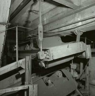 VE Braunkohlenkombinat Senftenberg, Brikettfabrik Sonne (I 1952-1954, II 1961-1962). Abschnitt Bunker / Rohkohleaufbereitung, Metallaushaltegerät (Überbandmagnet) : Freienhufen. VE Braunkohlenkombinat Senftenberg, Brikettfabrik Sonne (I 1952-1954, II 1961-1962). Abschnitt Bunker / Rohkohleaufbereitung, Metallaushaltegerät (Überbandmagnet)