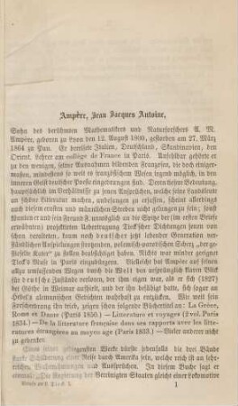 Ampère, Jean Jacques Antoine