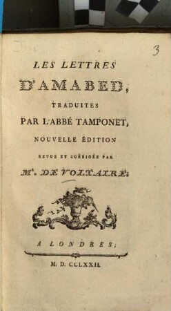 Les lettres d'Amabed