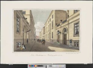Die Büschstraße in Hamburg, gebaut 1841 & 42 (Ansichten von Hamburg und der Umgegend ; III,50a) (Hamburg's Vergangenheit in bildlichen Darstellungen ; III,50a)
