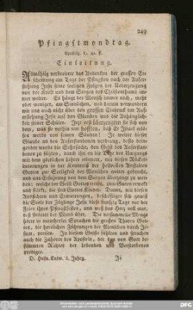 Pfinsgtmondtag. Apostelg. X, 42. ff.