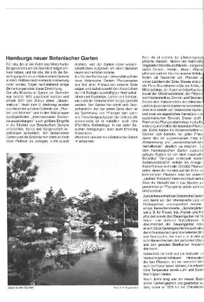 Hamburgs neuer Botanischer Garten