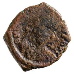 Münze, Halbfollis, 589 / 590