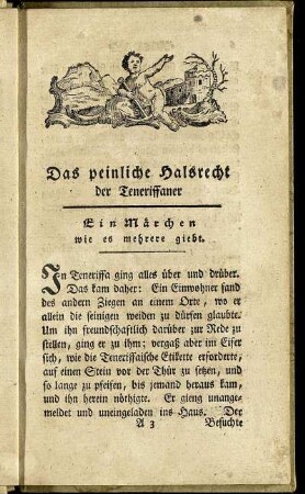 Ein Märchen wie es mehrere giebt.