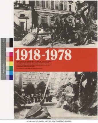 Originaltitel: 1918 - 1978