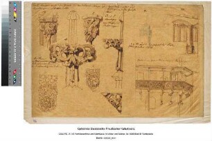 Studie an altdeutscher Architektur