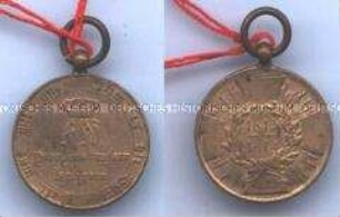 Kriegsdenkmünze 1813-1815 für Kombattanten mit der Jahreszahl 1813/1814