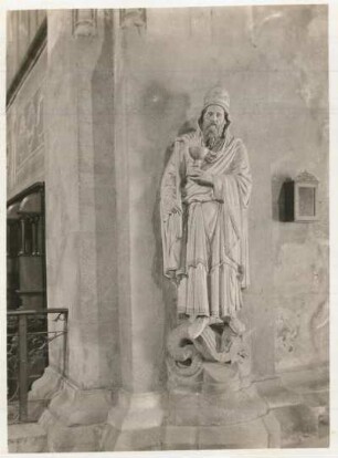 Melchisedek : König von Salem, Skulptur in der Stiftskirche von Wechselburg