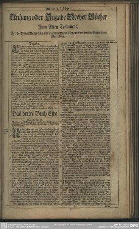 Anhang oder Zugabe Dreyer Bücher Zum Alten Testament