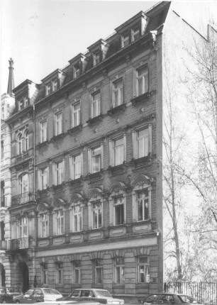 Dresden-Neustadt, Martin-Luther-Straße 6. Wohnhaus (um 1890). Straßenansicht