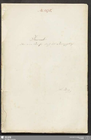 Journal über eine Reise durch das Obererzgebirge -18.7226 4.
