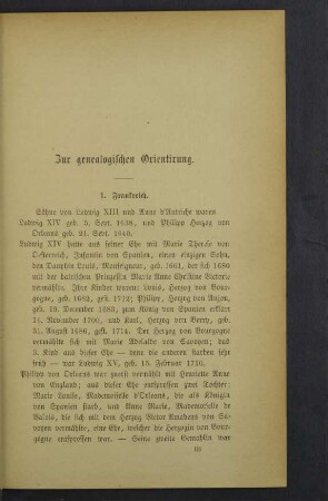 Zur genealogischen Orienti[e]rung.