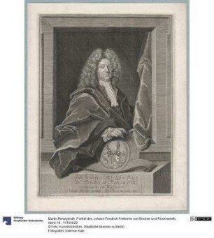 Porträt des Johann Friedrich Freiherrn von Brecher und Rosenwerth