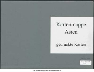Vorderindien, Geological Survey of India : 1905-1910 : Kartensammlung