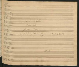 Konzerte; ob, orch; C-Dur