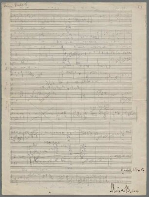 Die ägyptische Helena, op. 75, TrV 255, Sketches - BSB Mus.ms. 14154 : [caption title:] Helena Finale III