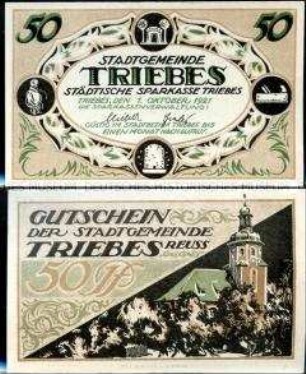 Triebes 50 Pfennig