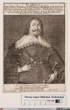 Bildnis Christoph Philipp Richter
