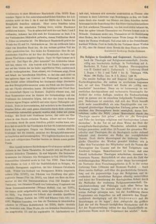 64-66 [Rezension] Die Religion in Geschichte und Gegenwart