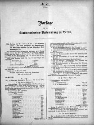 No. 71 (734), 21. November 1885