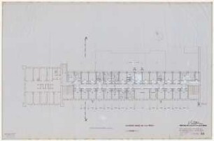 Evangelisches Diakonissenkrankenhaus Bethanien, Berlin-Kreuzberg Umbau. Hauptgebäude: 3. Obergeschoss 1:100
