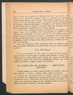 El asesinato de Quiroga - Derivados fatales
