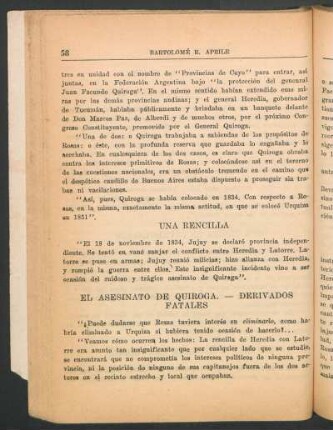 El asesinato de Quiroga - Derivados fatales