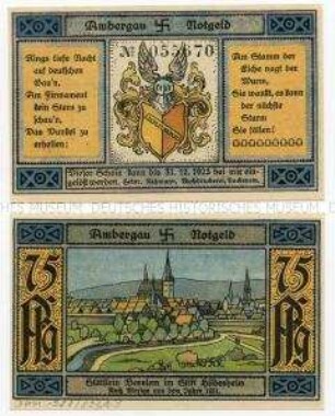 Notgeldserie, Stadt Bockenem (10 Scheine)